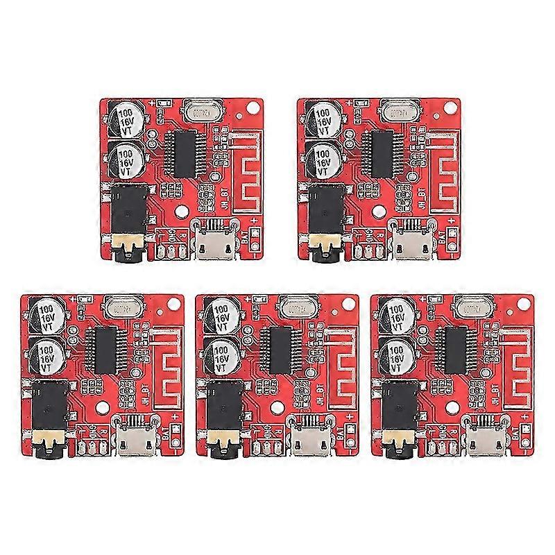 For 5pcs Diy Bluetooth 50 Receiver Board Lossless Decoder Board Wireless Stereo Music Modulespeaker
