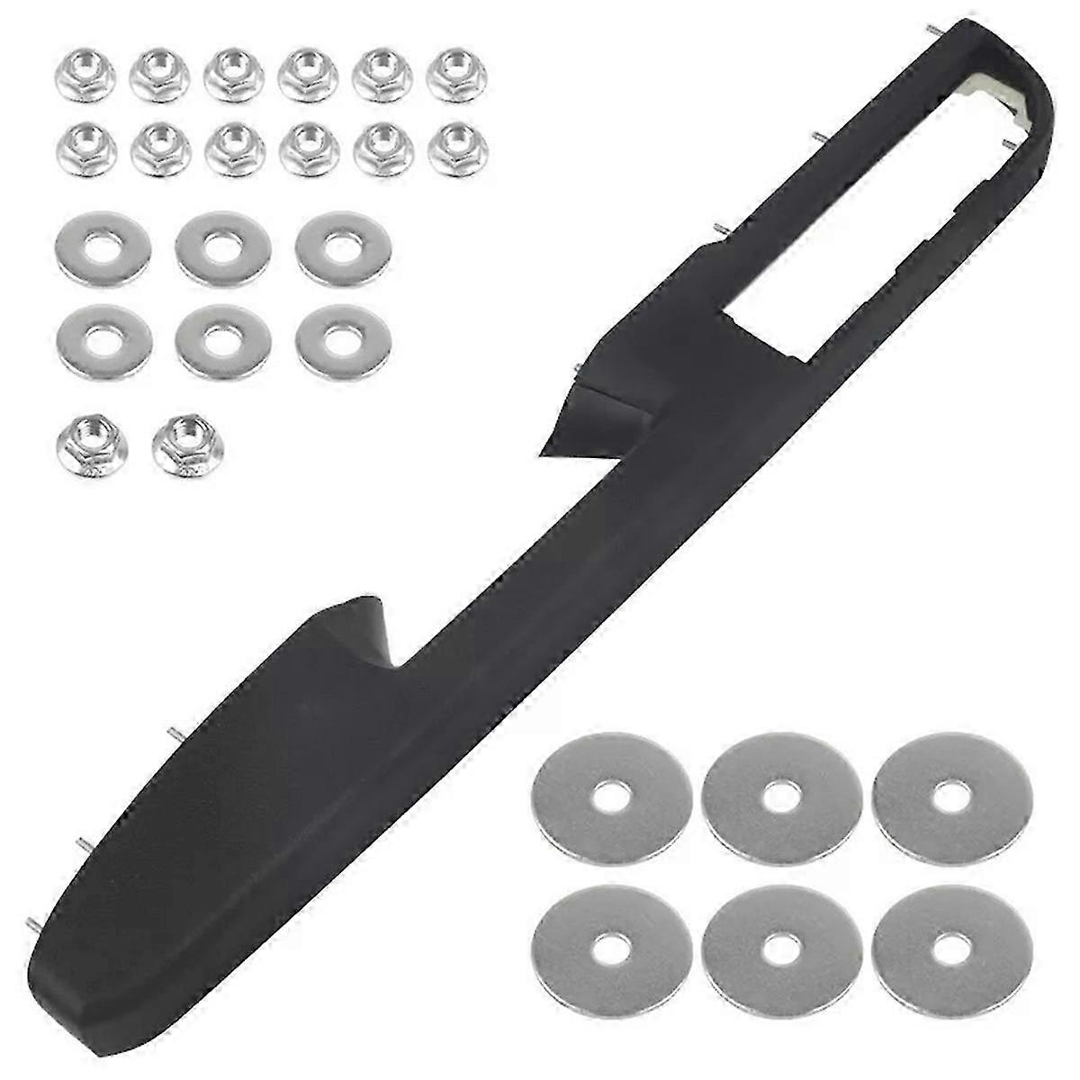 Front Left Driver Door Handle Armrest Panel - Compatible with 80995 & 80994 - Black