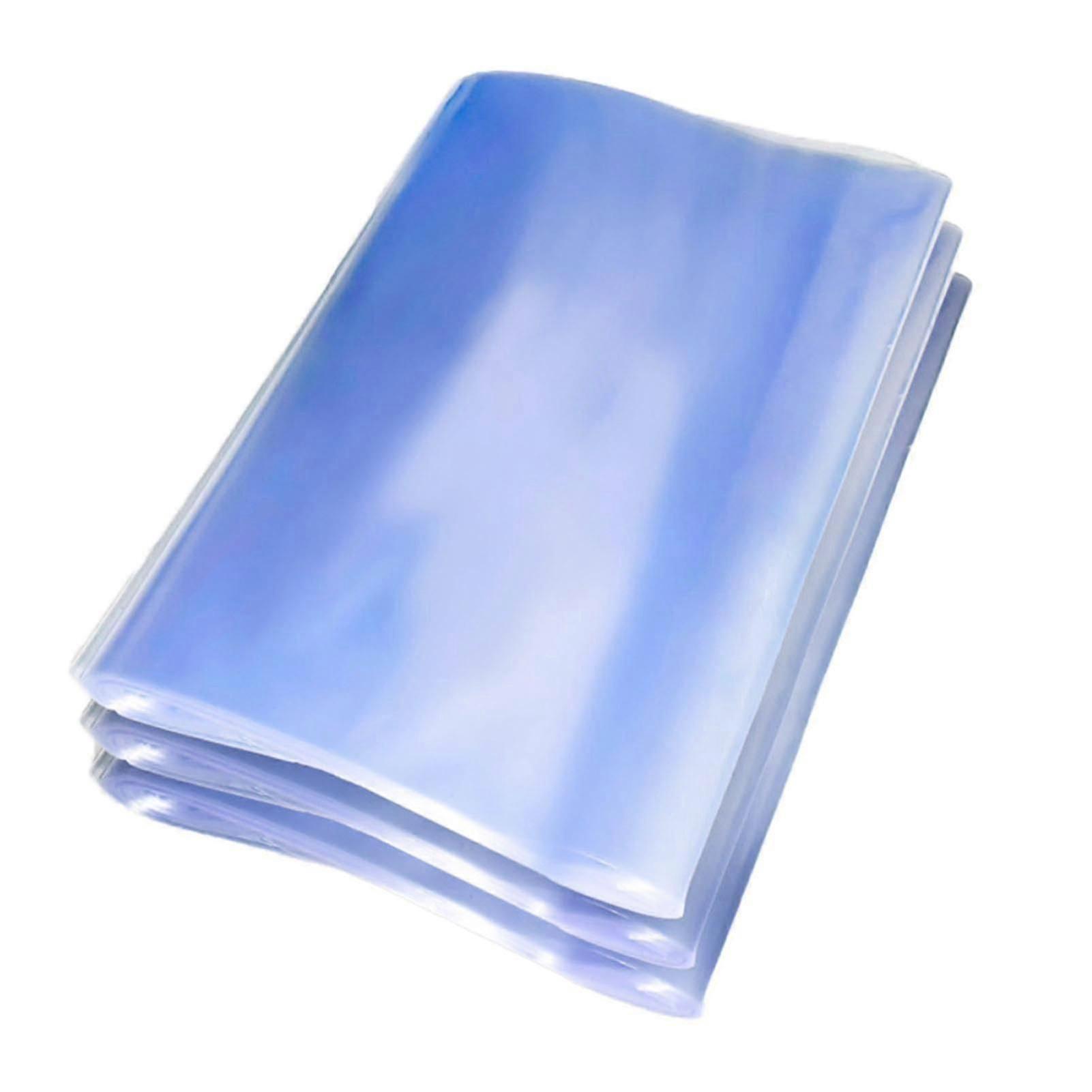 100pcs Shrinkable Film Multi-use Visible Not Easy To Tear Good Shrink Effect Anti-oxidation Dustproof Transparent Pvc Heat Shrink Film Bag For Home-YU