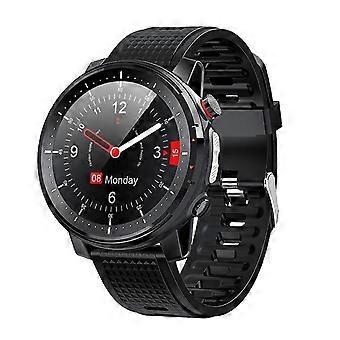 Black Full touch Smart Watch Men Sports Clock IP68 Waterproof Heart Rate Monitor Smartwatch