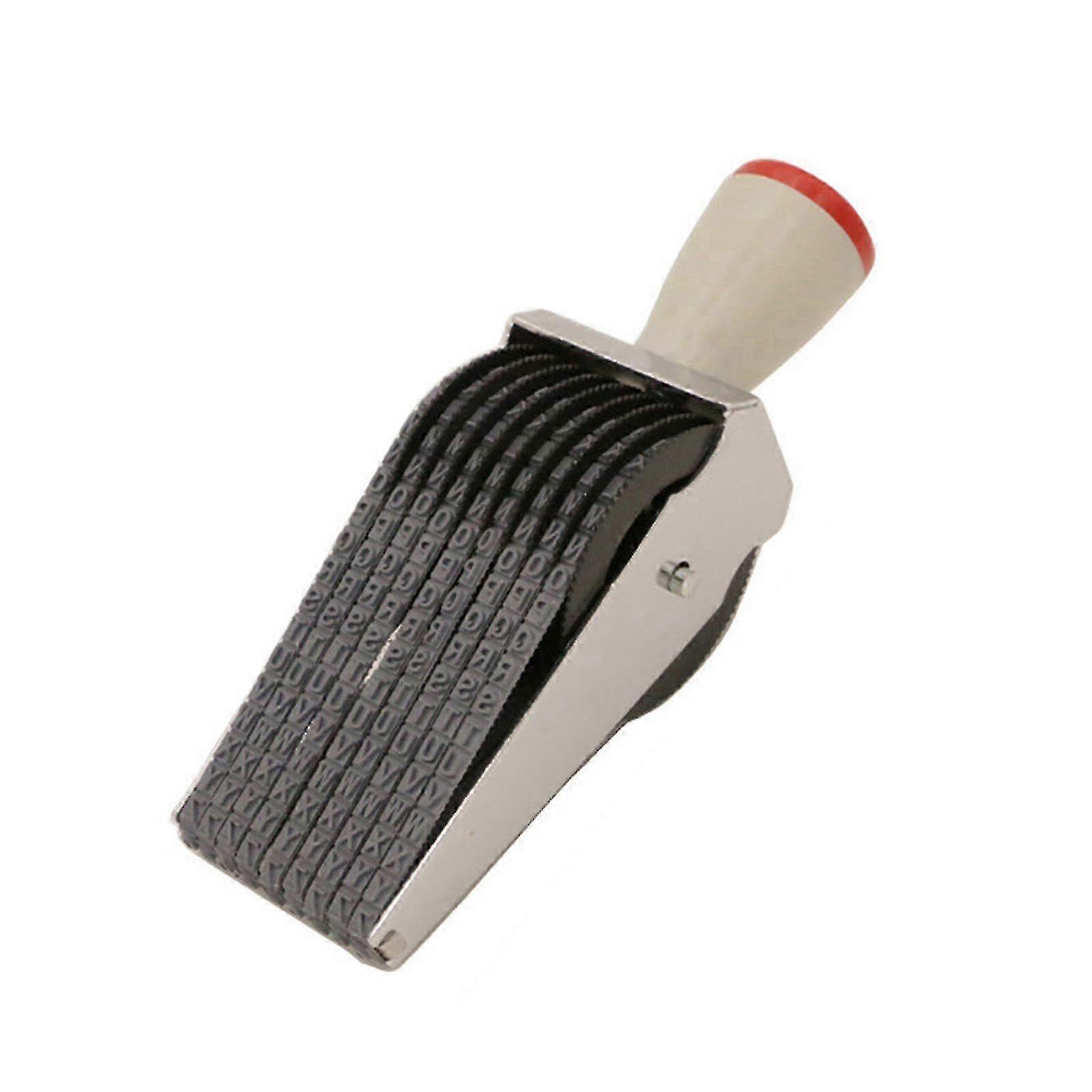 Rubber Roller Stamp Letter Number Stamp Office Stamp Rotating Rubber Number Stamp for Crafting and File Document Marking