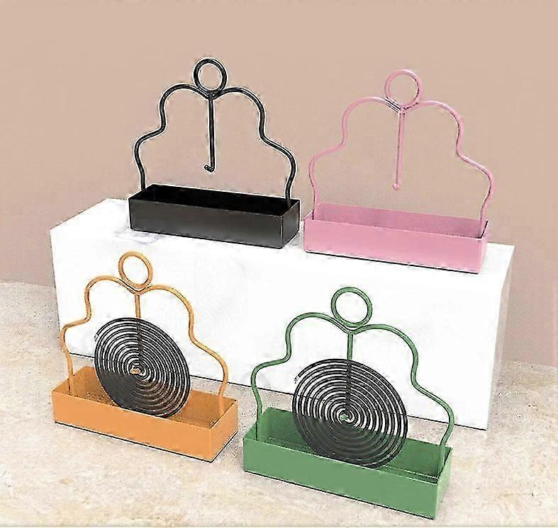 Coil Incense Holder - Iron Sandalwood mosquito Coiils Holder|Fire Risk Reduction