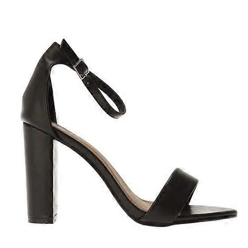 Where's That From Womens/Ladies Barely There Strappy Block Heel Sandals