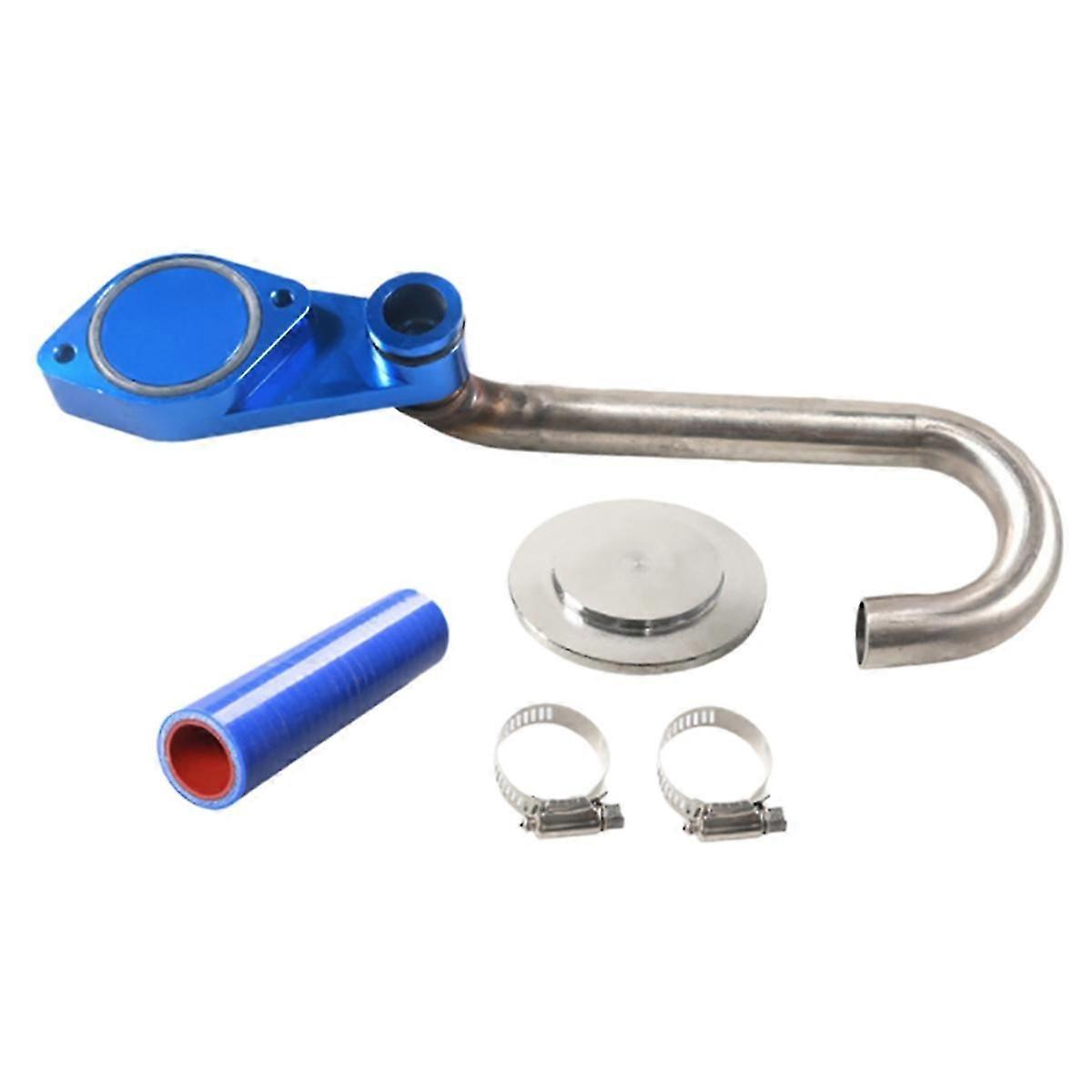 Car EGR Delete Kit for 6.0L 2003 - 2007 Car Modification Parts Cut-Off Kit Silver&Blue