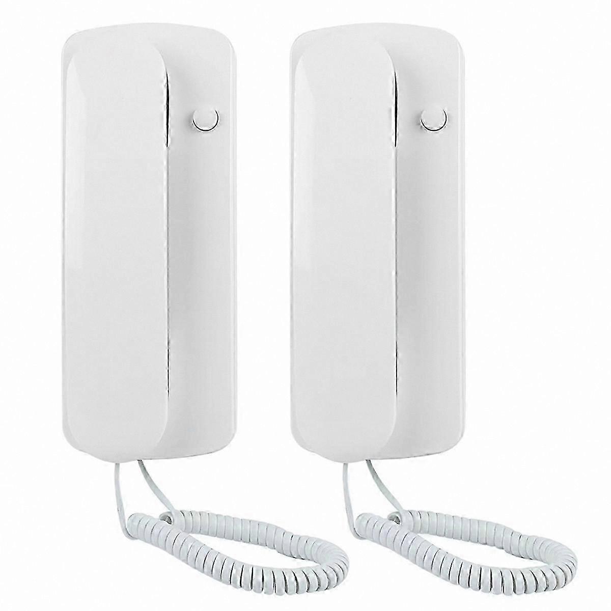 Wired Two-Way Intercom Doorphone for Home Office Villa Use Non-Visual o Communication Solution