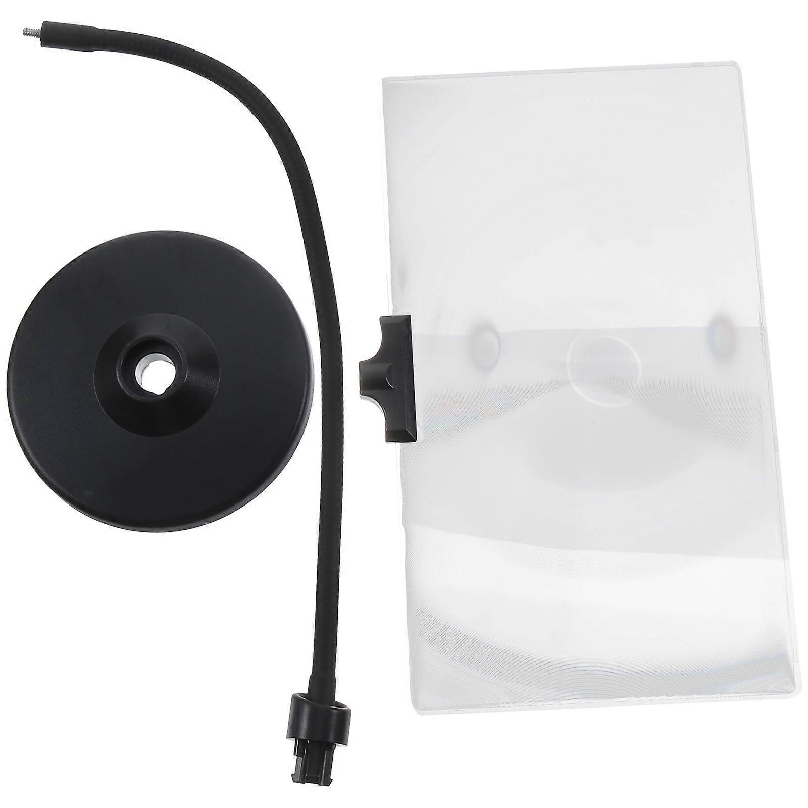 Magnifying Glass With Stand Flexible Tube Desktop 4X Embroidery Magnifying Glass