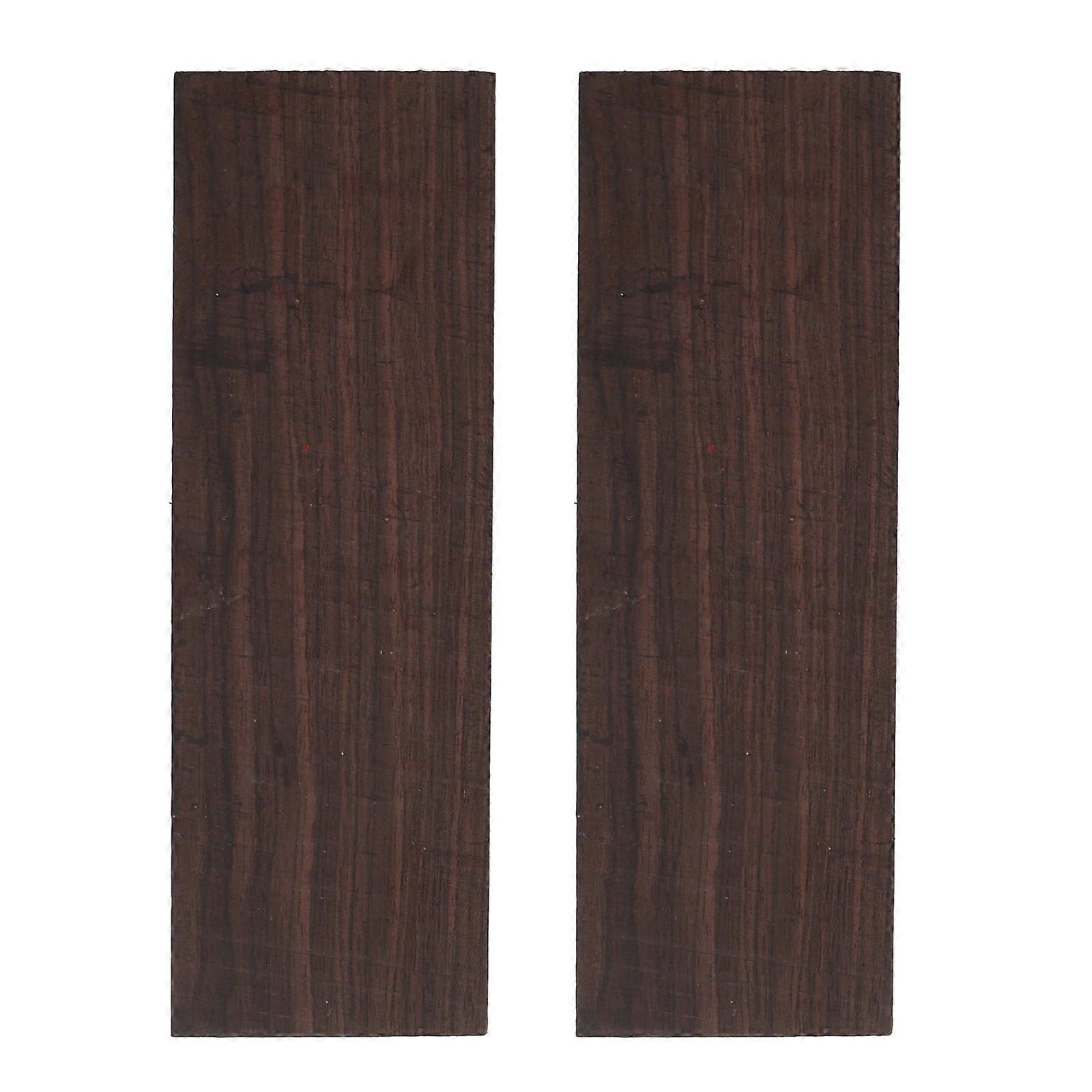 Brown Guitar Bridge Blocks Made from Ebony Wood for DIY 10Pcs