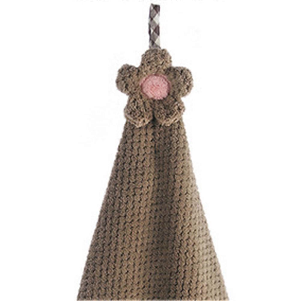 Quick-Drying Hanging Towel Water Absorbent Household Cloth Coffee