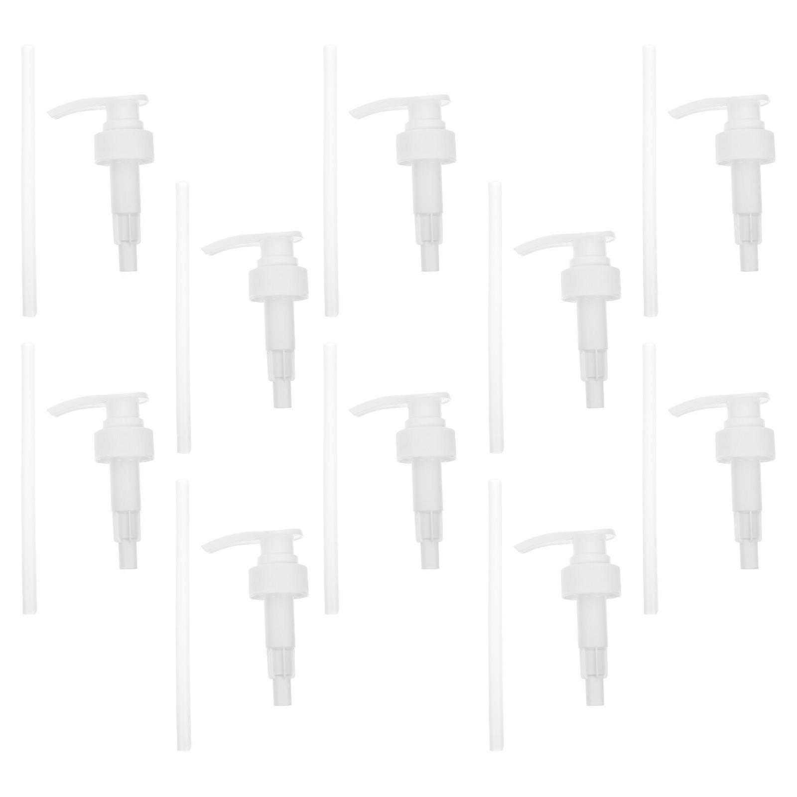 Plastic Lotion Bottle Pump Head Push-Type Replacement Pump Accessory 20Pcs