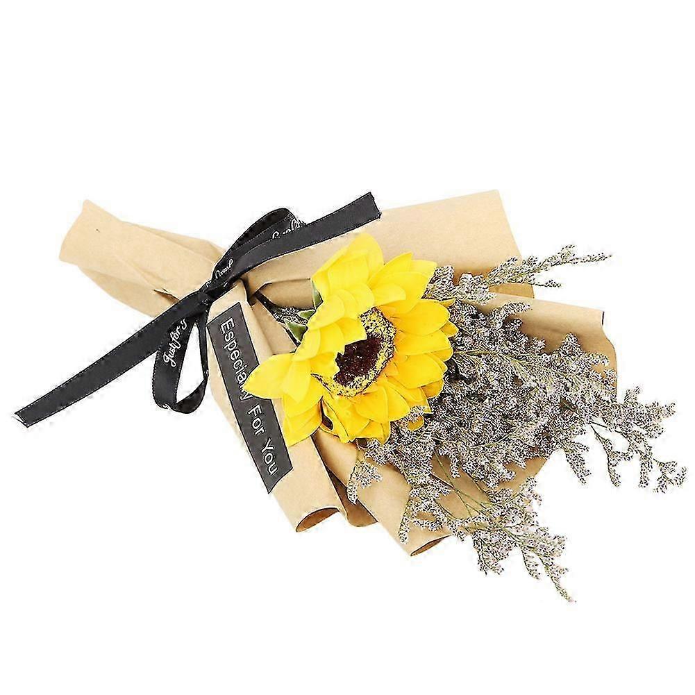 Natural Dried Sunflower Bouquet for Wedding Decor and Holiday Gift
