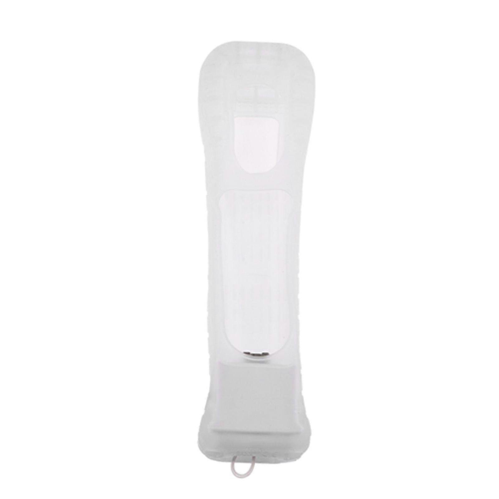 MotionPlus Sensor Adapter Silicon Case Cover for Nintendo Wii Remote Controller White