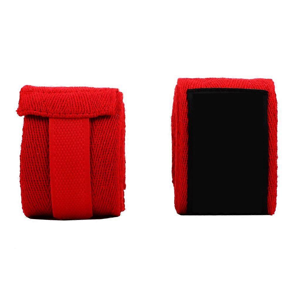Adults 1 Pair Elastic Handwraps Hand Wrap for Boxing Kickboxing Muay Thai (Red)