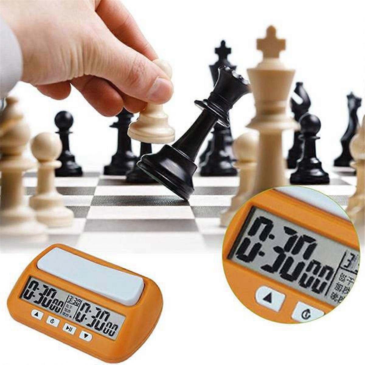 Professional Board Game Timer Count Up Down Competition Hour Meter Table Games Chess Clock for Inter