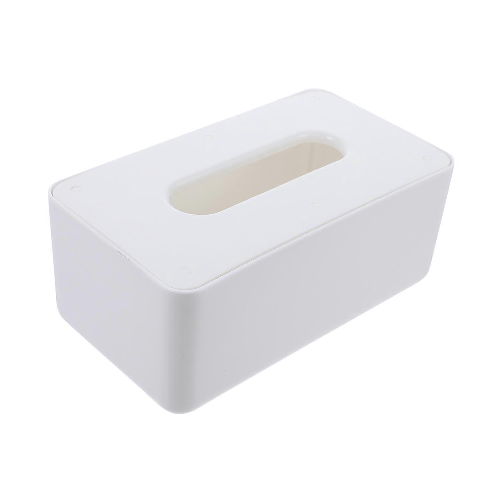 Napkin Storage Container for Storage Use with 5Pcs White Paper Cases