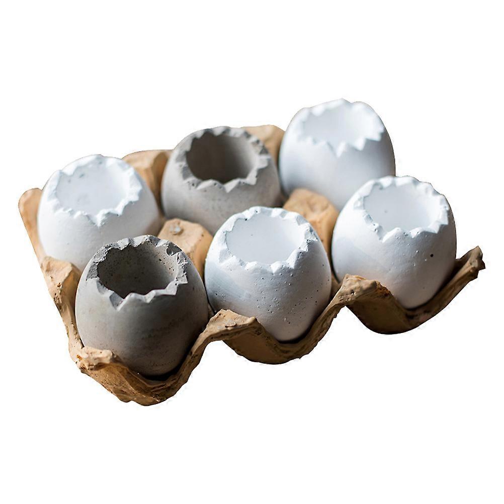 Mini Flower Pot Eggs Design for Plant Use 14Pcs Set Decorative Planters