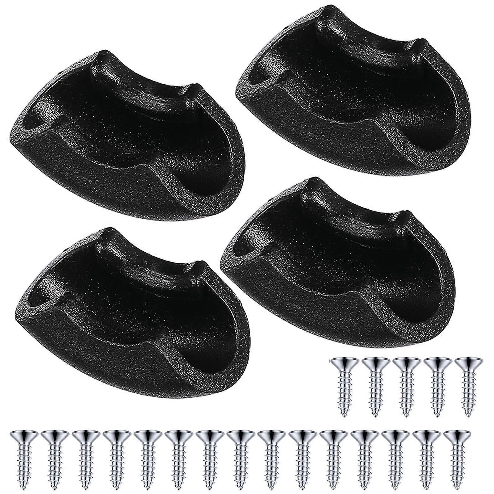 Furniture Hairpin Leg Protector for Table Use 8Pcs Plastic Covers