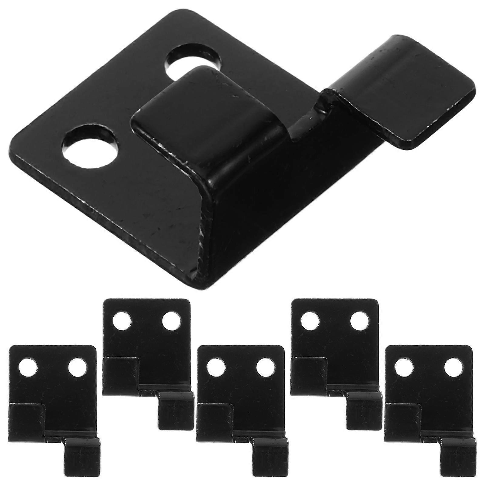 Tile Display Holder Mirror Brackets for Wall Mounting 30Pcs Black Stainless Steel
