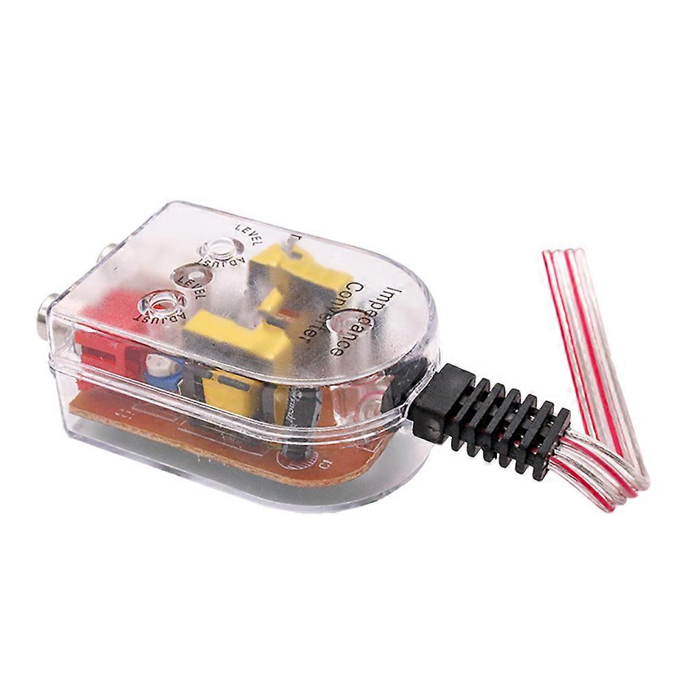 Stereo Audio Converter Car Audio Converter Devices for Car Use Abs Pvc Material High Frequency to Low Frequency Conversion 2Pcs