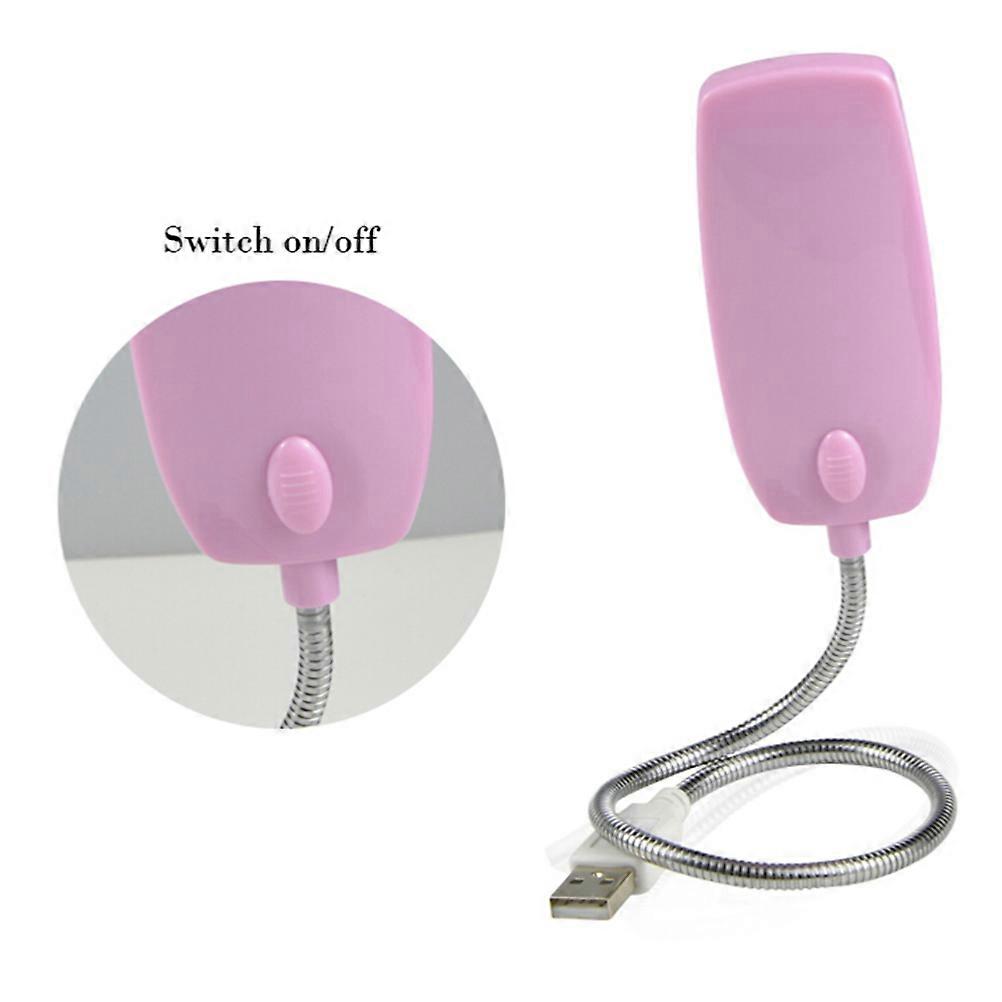 USB Computer Light with 28 LED Lights for Laptop Reading 2Pcs Pink