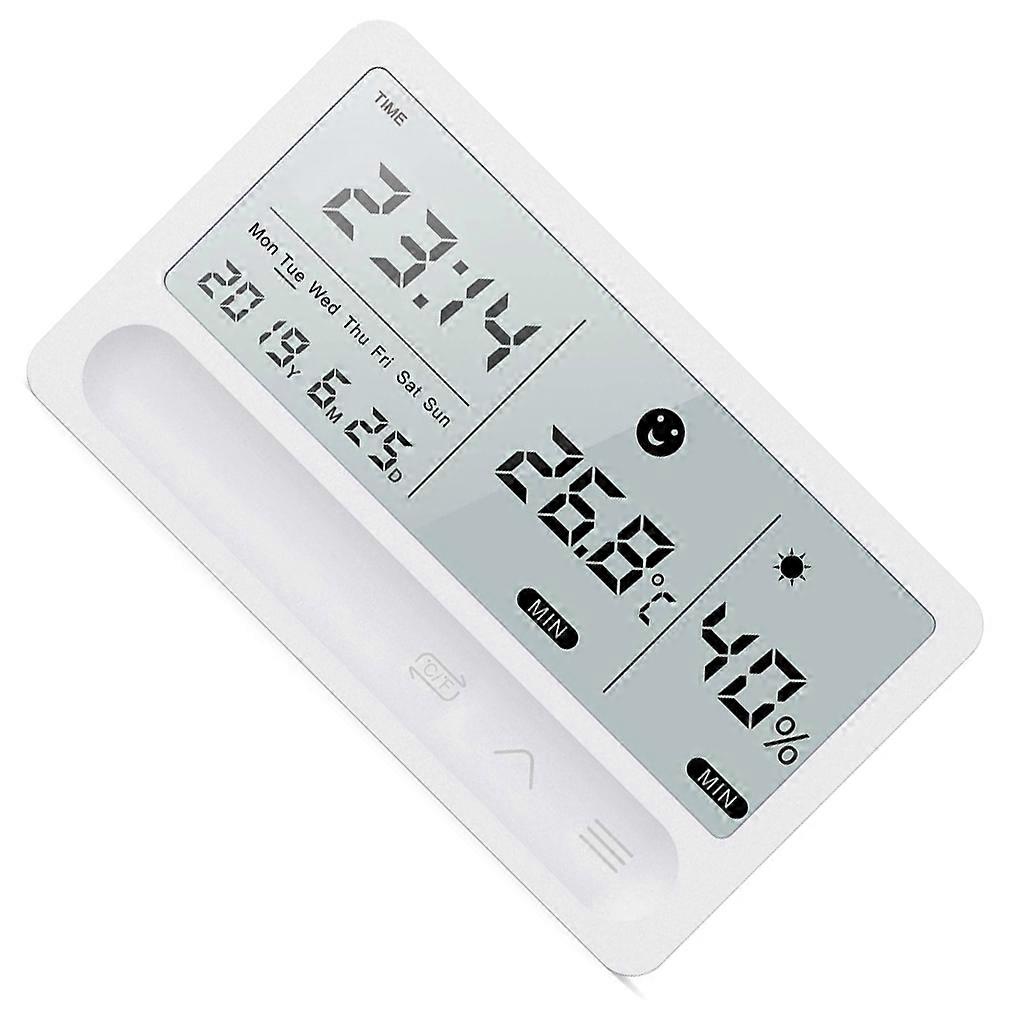 Humidity Meter Thermometer LCD Screen Handy Installation Temperature Gauge