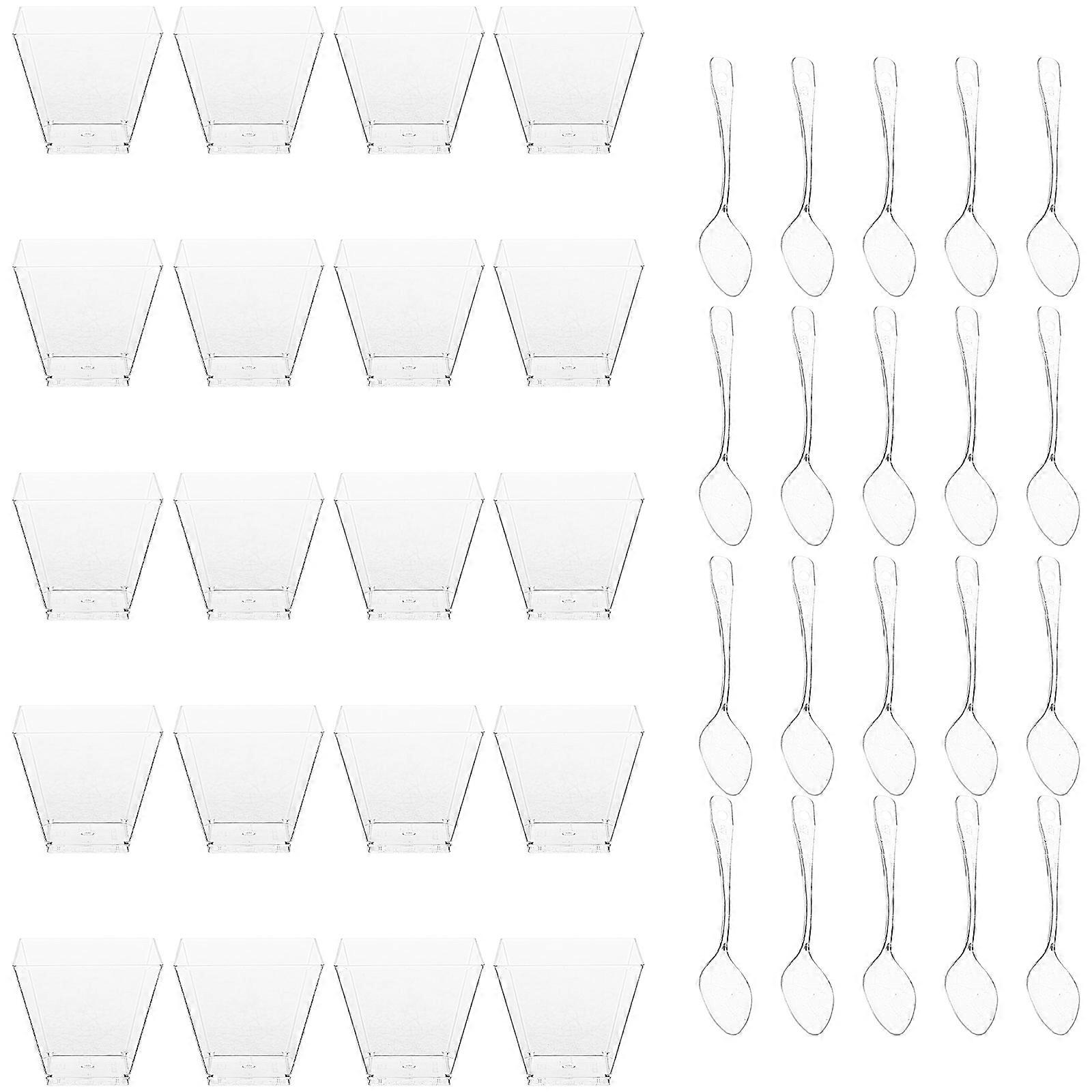 Yogurt Parfait Cups Dessert Shop Use Pretty Simple Design Safe Convenient 20 Sets