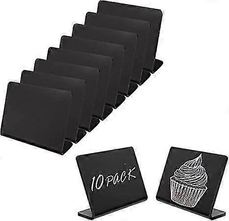 Mini Chalkboards Signs With Liquid Chalk Marker, Small Wooden Chalkboard Labels With Support Easels, Place Cards