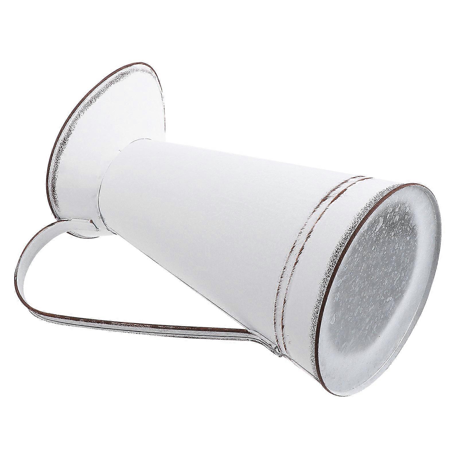 Desktop Flowerpot Table Adornment for Decoration 3Pcs Set in White