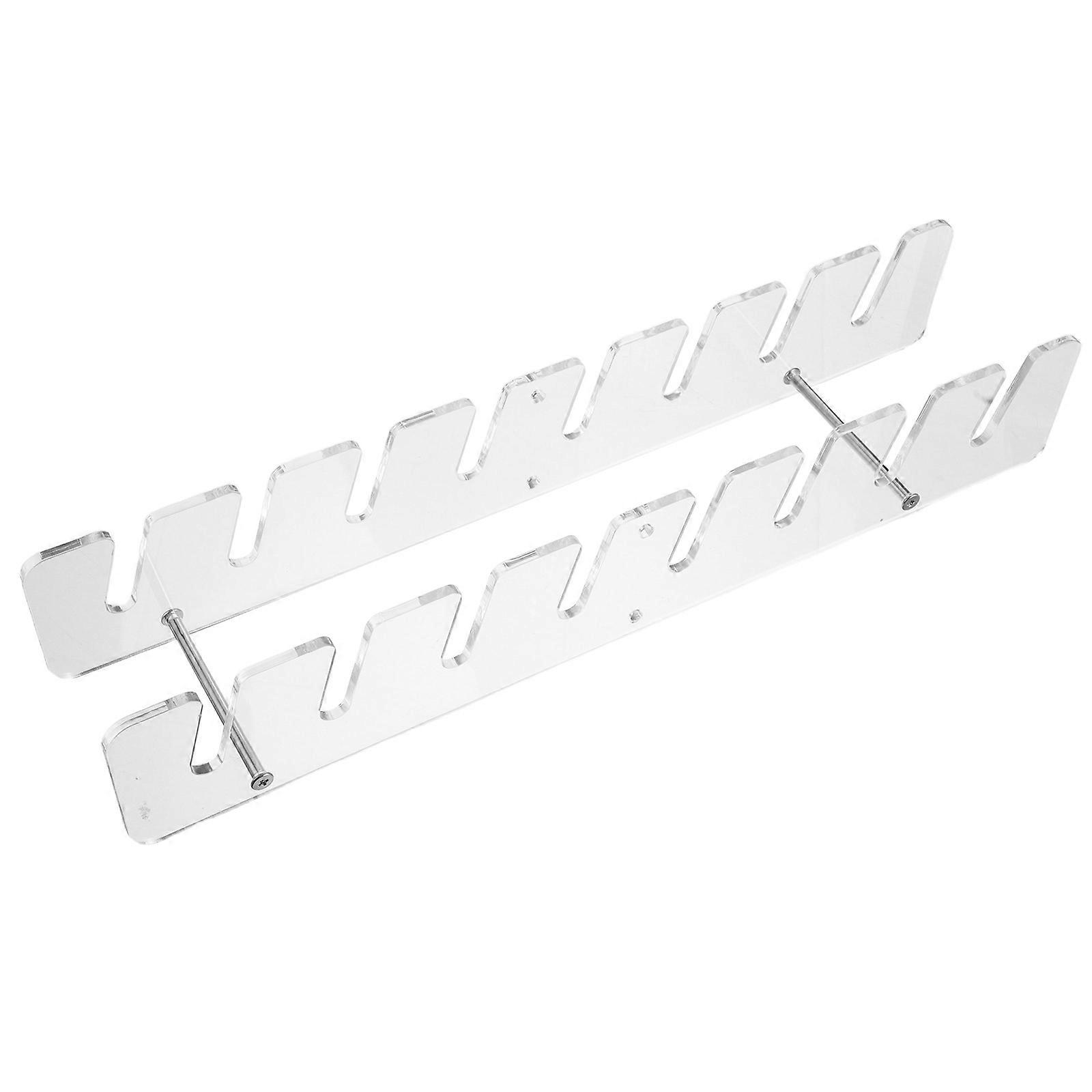 Transparent Acrylic Hat Organizer Rack for Baseball Cap Display Stand