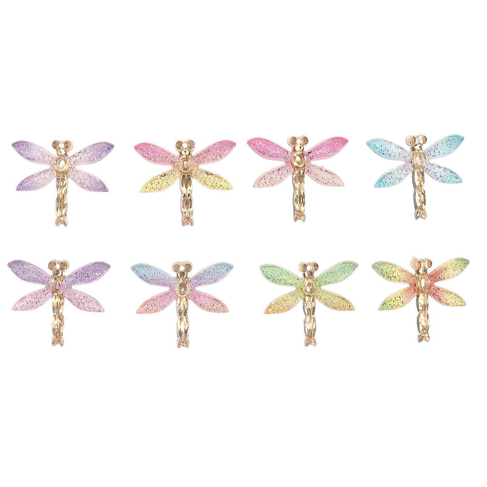 DIY Handmade Accessories Dragonfly Resin Adornments for Craft 80Pcs
