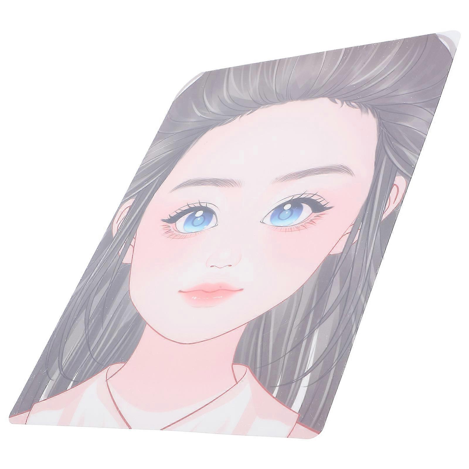 Face Painting Board for Makeup Practice with Pet Material Mold