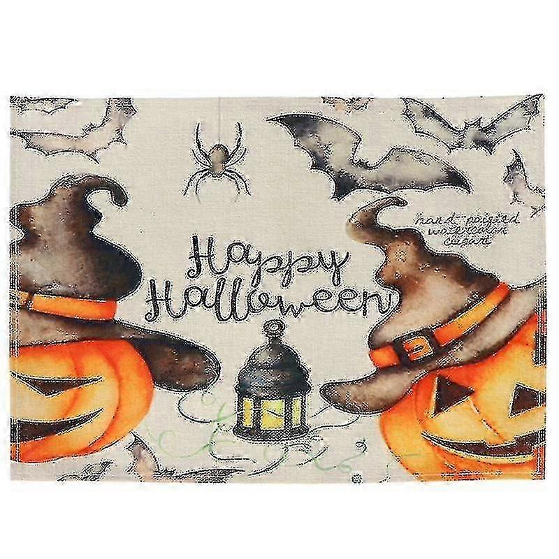 For 2pcs Halloween Tableware Mat For Halloween Decor