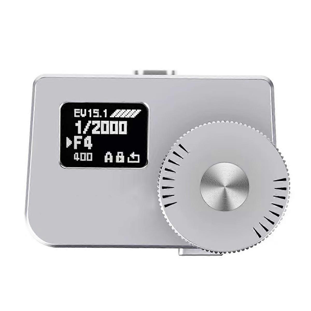 AH-M1 Camera Light Meter with OLED Display Real-Time Metering for Photography Photographic Light Measurement Tool B