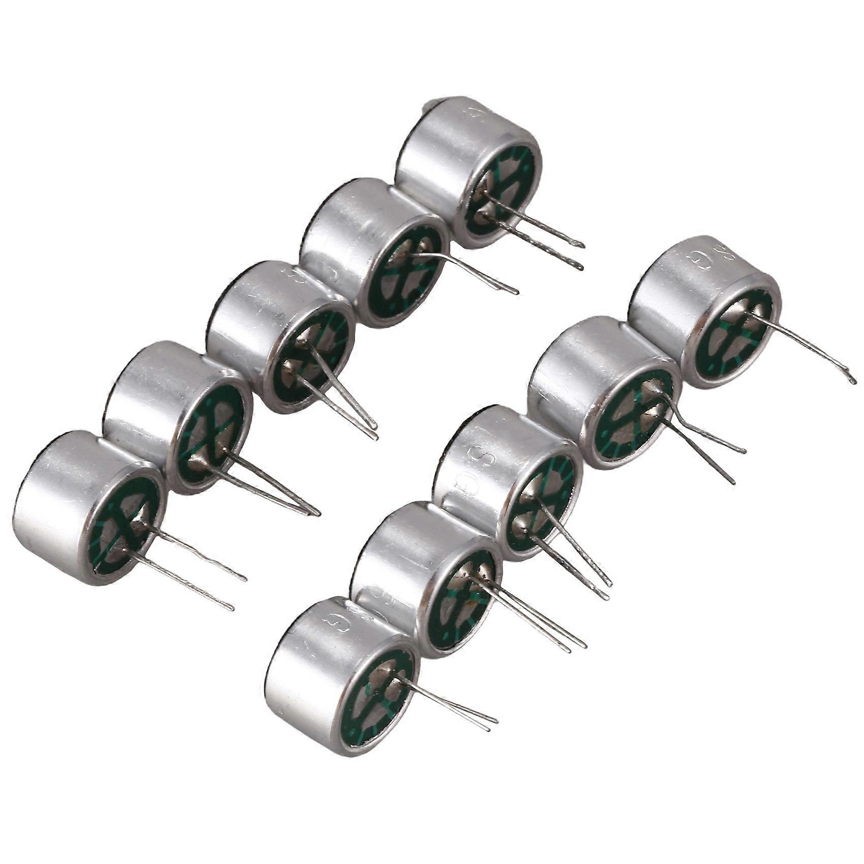 10 stuks 9,7 mm x 7 mm 2-pins MIC-capsule elektretcondensator minifoon