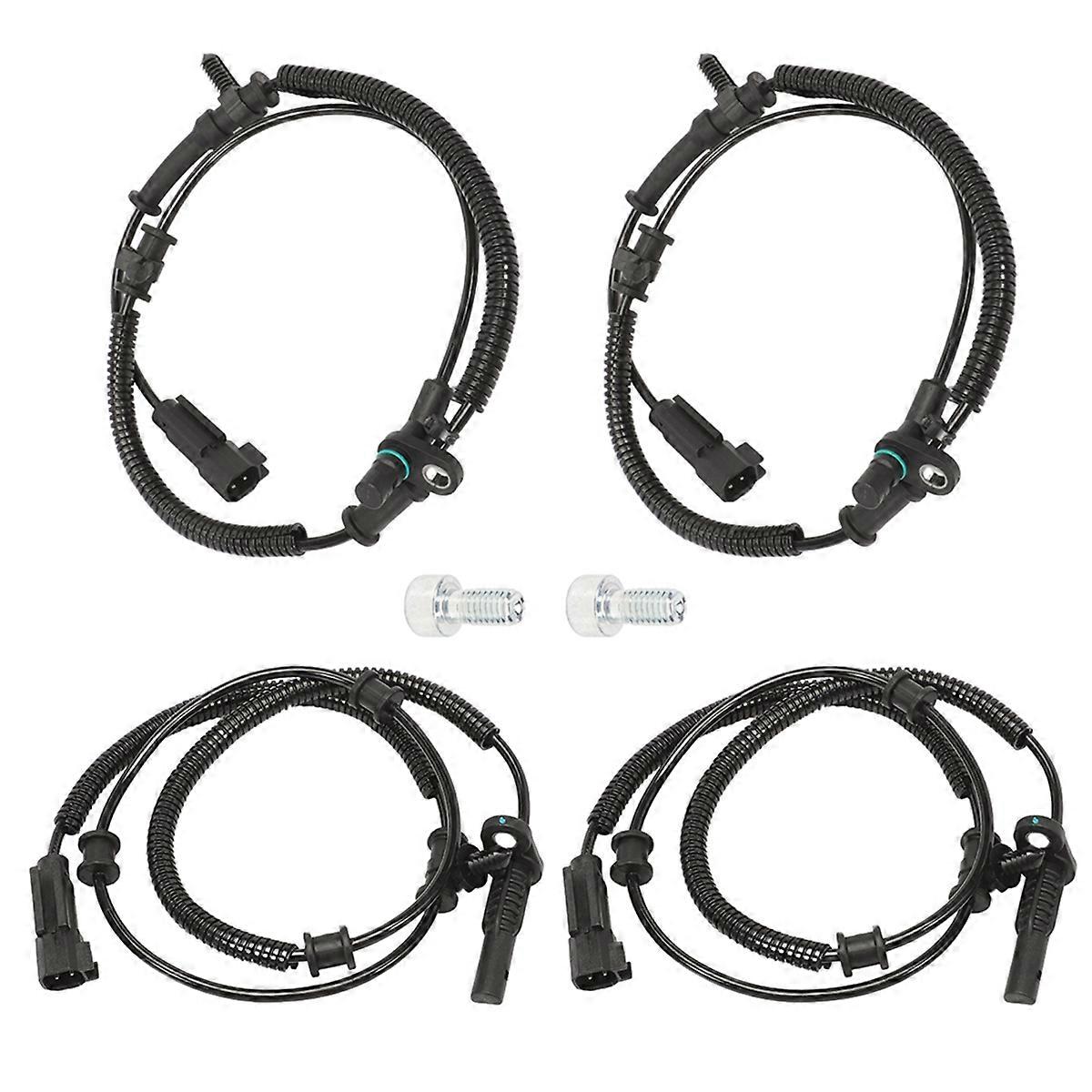 Front & Rear ABS Wheel Speed Sensor Wiring Harness 68053861AB