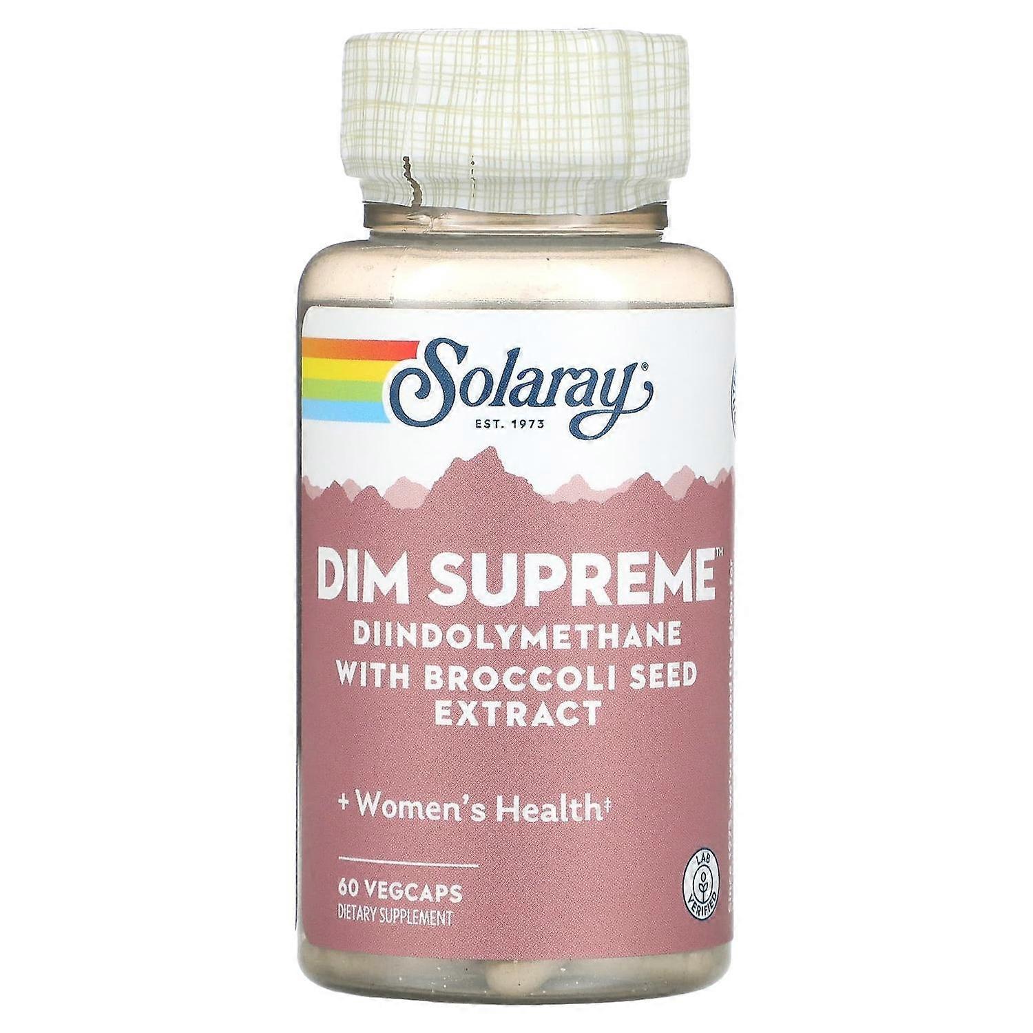 Solaray, DIM Supreme, 60 VegCaps