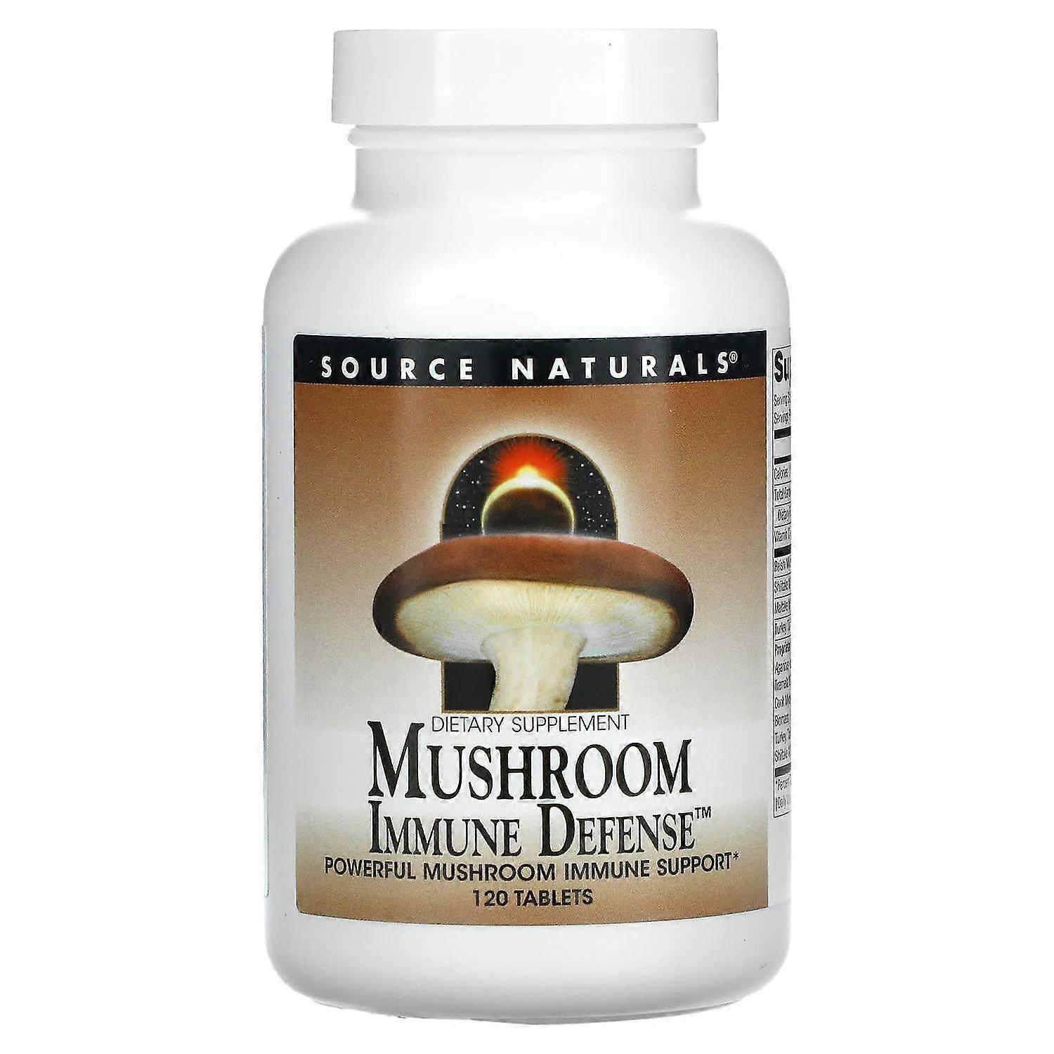 Source Naturals, Mushroom Immune Defense, 120 Tablets
