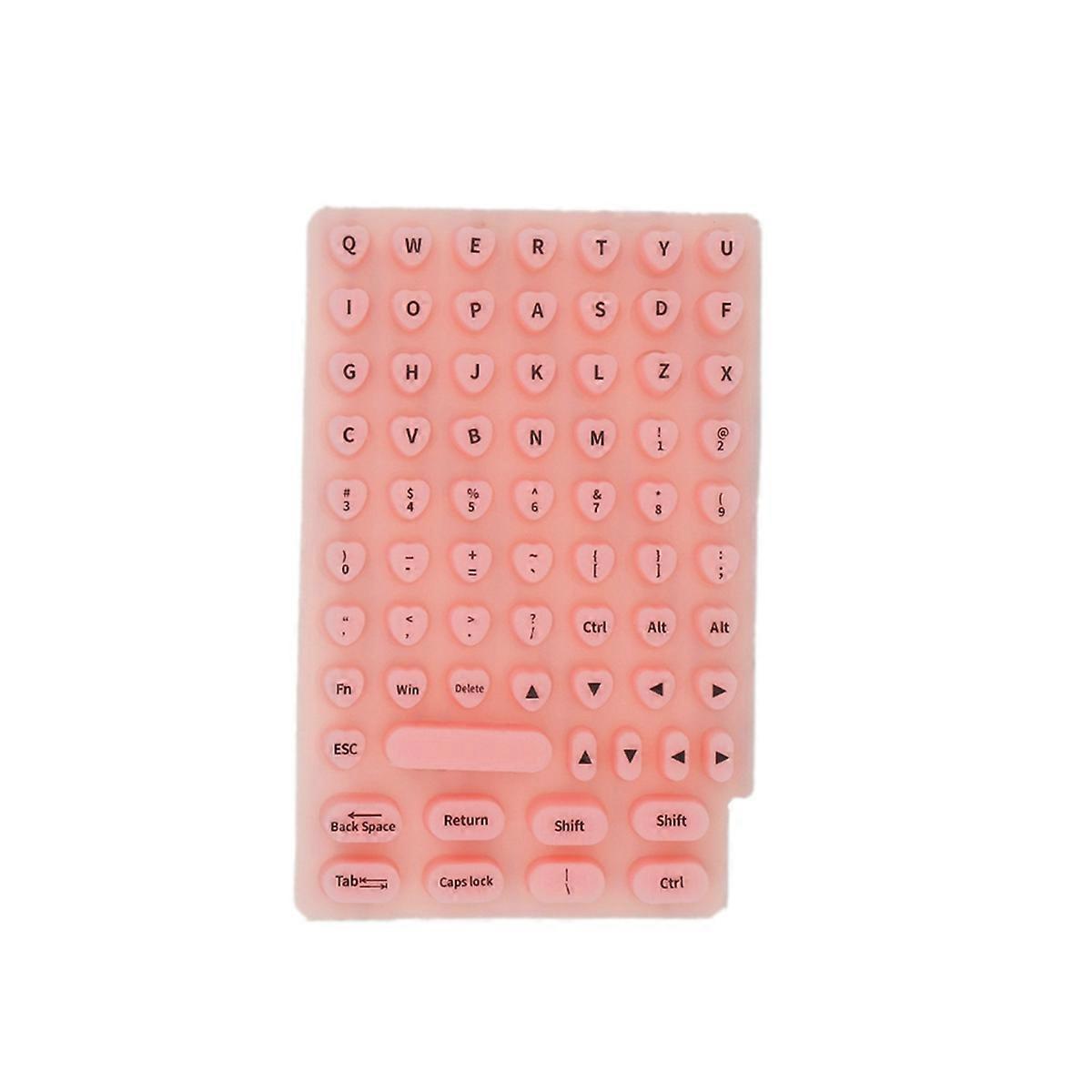 Manicure Art Keyboard Pad for Women Protective Membrane for Office Typing Devices for Long Nails Ke