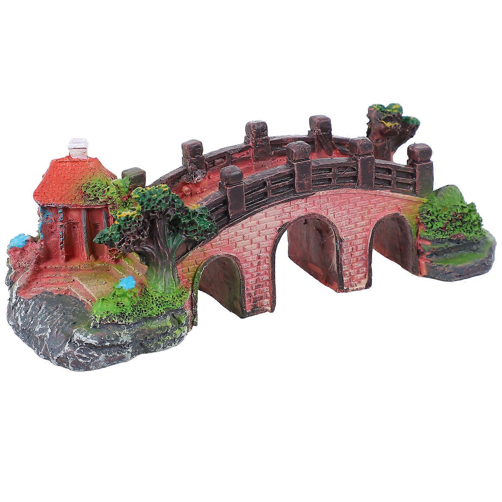 Tabletop Adornment Small Plate Decoration for Dish 2Pcs Multi Color