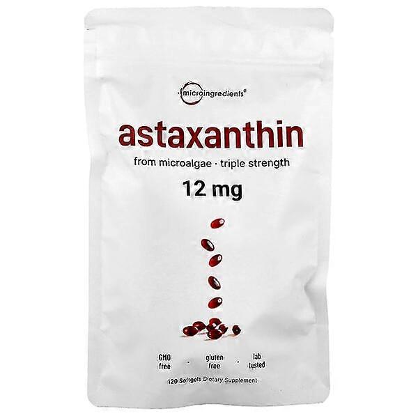 Micro Ingredients, Astaxanthin , 12 mg, 120 Softgels