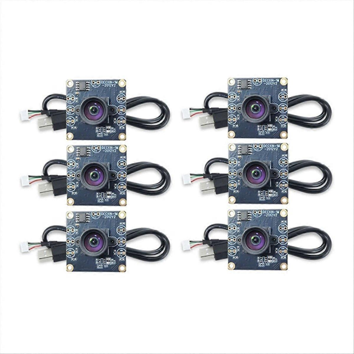 6Pcs 100 Degree Camera Module 1MP OV9732 1280x720 USB