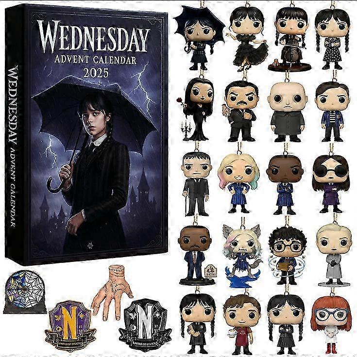 Χριστουγεννιάτικη Διακόσμηση Ημερολογίου Advent 2025 σε Πλήρες Στυλ από Ακρυλικό