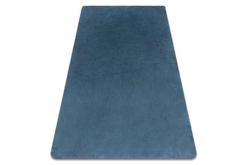 Modern washing carpet POSH shaggy, plush, thick anti-slip blue