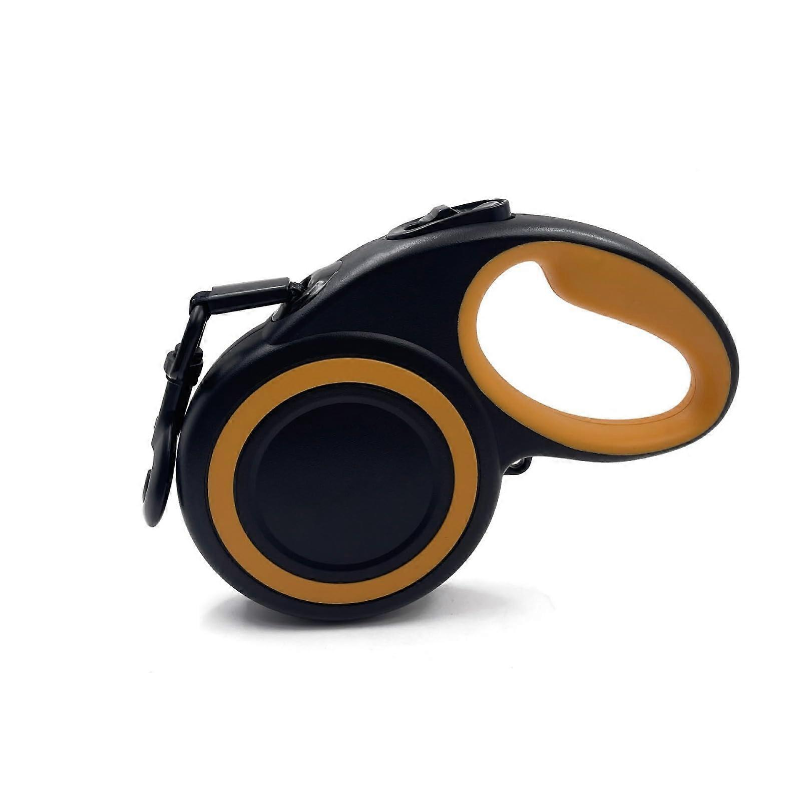 Retractable Dog Leash Black Medium Size 5 Meters Long Durable And Adjustable Walking Leash For Dogs