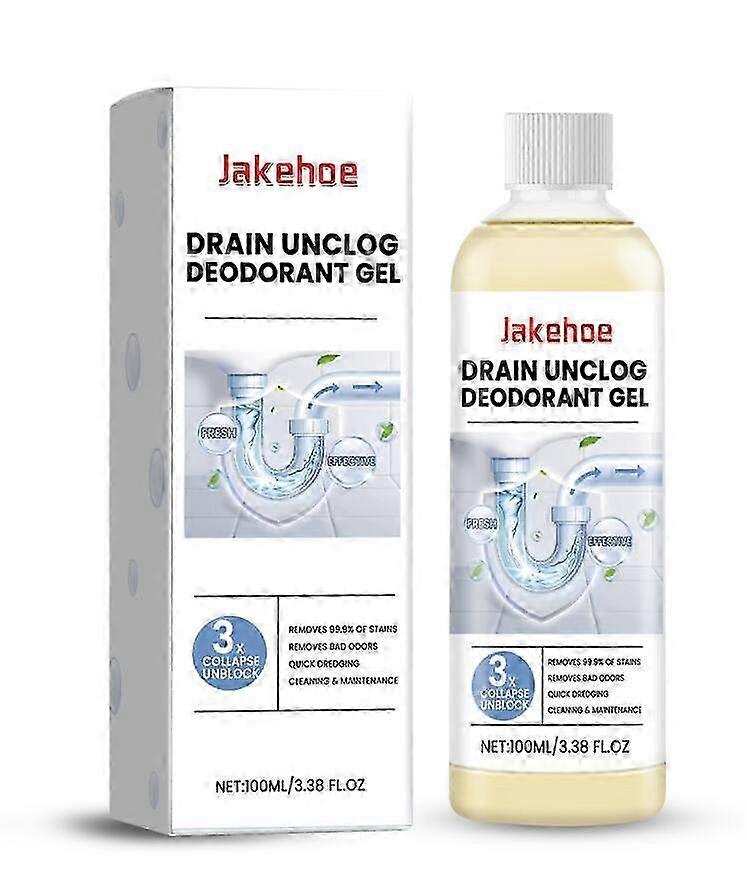 Drain Unblocker Sink & Drain Cleaner Fast Acting Heavy Duty Drain Gel, Dissolves Clogs, Works 3x Better Than Bleach, Safe for All Pipes Duo