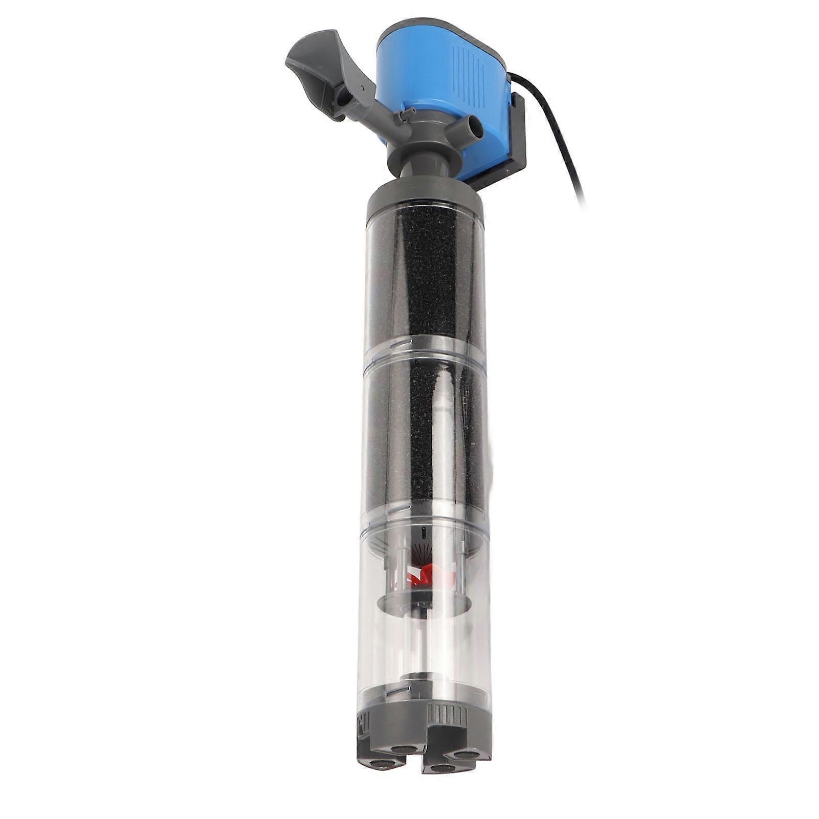 Aquarium Filter Pump Professional Efficient Quiet Oxygenation Water Change Fish Manure Collection 5 in 1 Fish Tank Filter 35W UK Plug 220V 