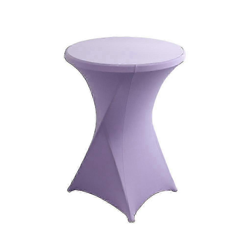 Polyester Round Elastic Tablecloth Wear-resistant And Dust-proof For
