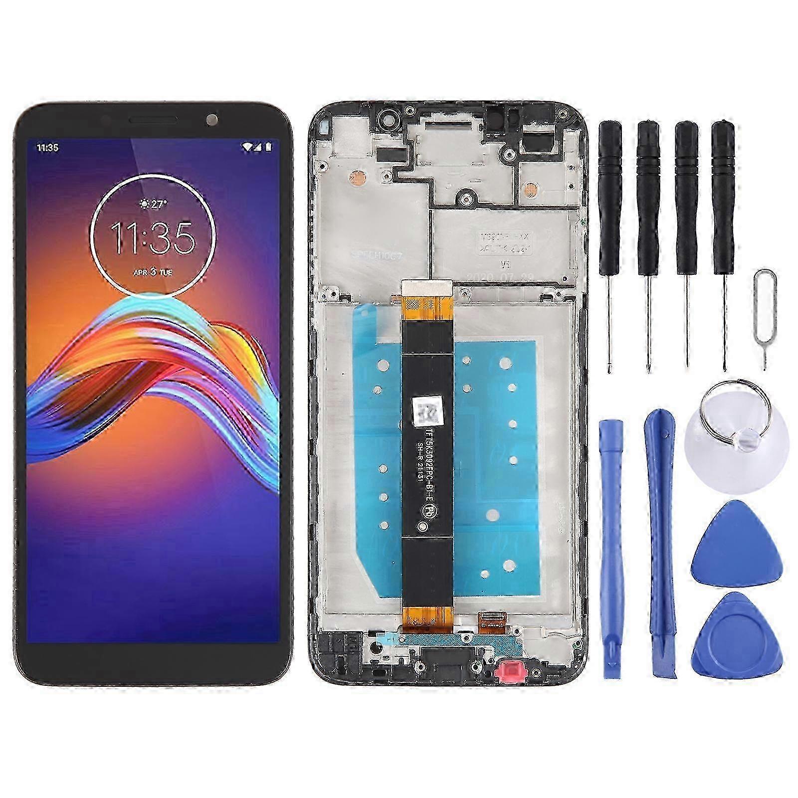 COMPATIBLE LCD Screen For Motorola Moto E6 Play Digitizer Full Assembly With Frame