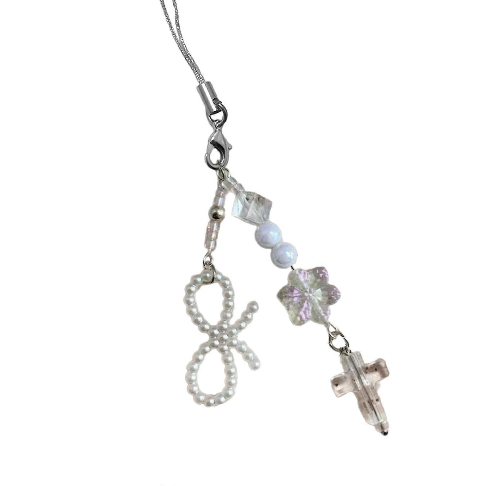 Eye Catching Beaded Accessory Cord With Customizable Design Backpack Decors For Fashionable Practical Usage Multicolor