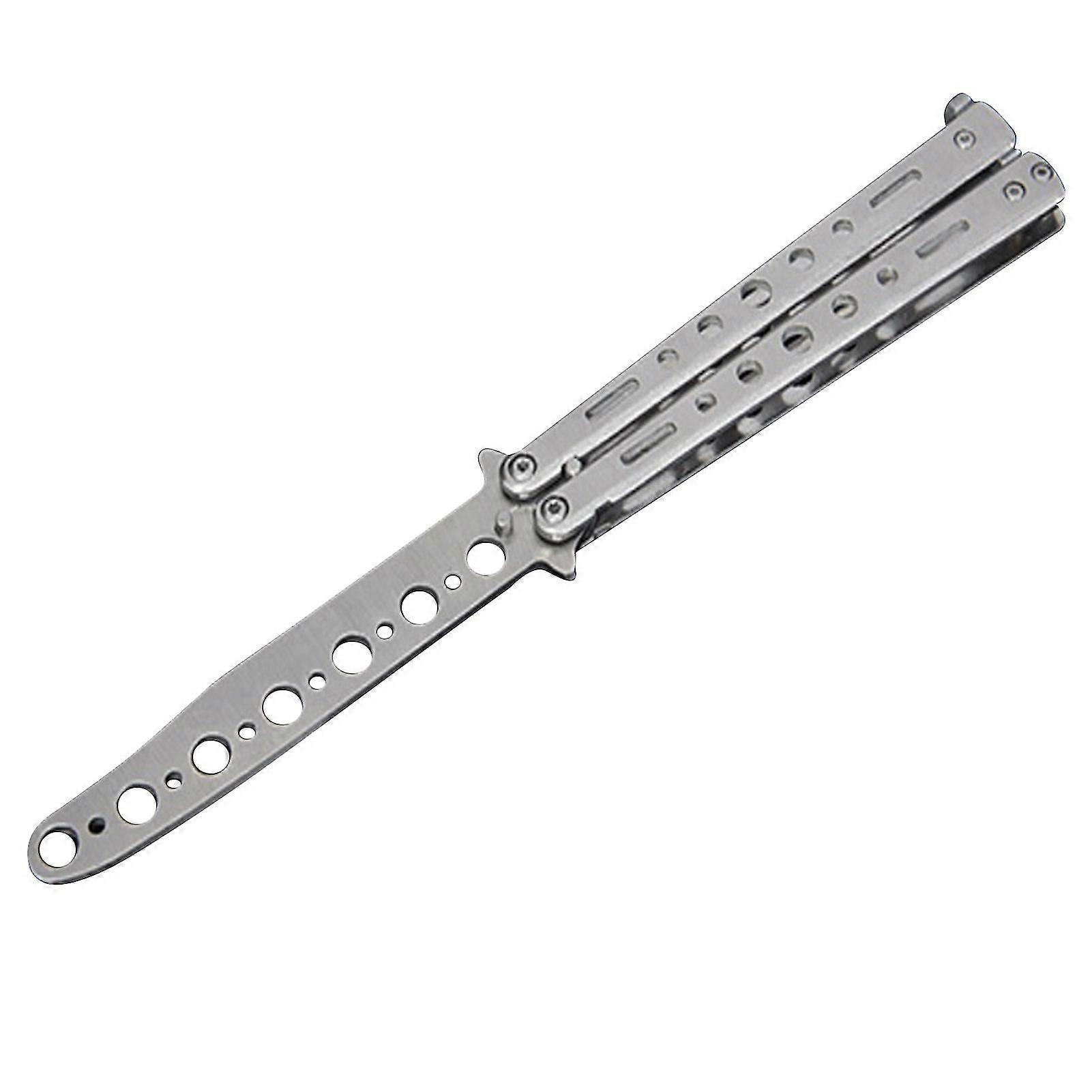 Not Sharpened Butterfly Cutter Easy To Carry Learning Simulation Tools High Hardness Mini Folding Cutter For Practicing Qinhai