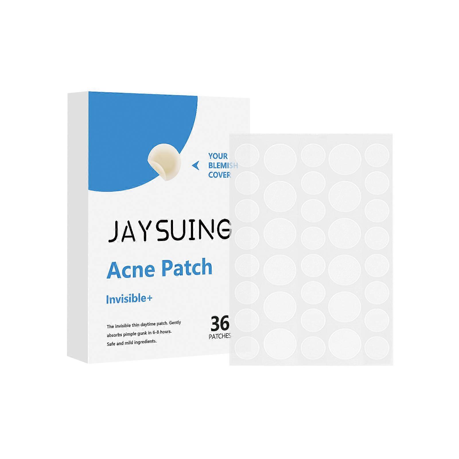 Jaysuing Invisible  Patch Waterproof Lightweight  Care Concealer Transparent Round Hydrocolloid Nursing Adhesive Bandage